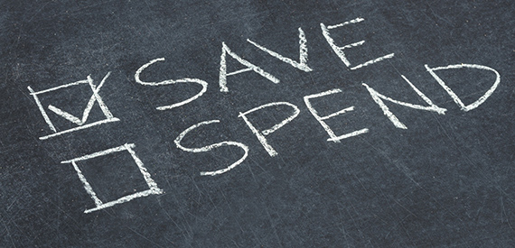 Save vs spend.
